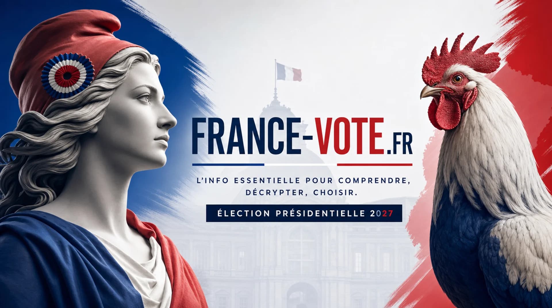 France-Vote — l'info essentielle pour comprendre, décrypter, choisir. Élection présidentielle 2027